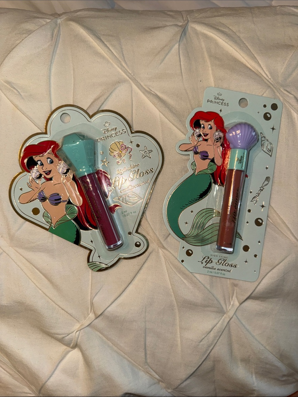 Disney The Little Mermaid- Ariel - 2 packs Lip Gloss NWT